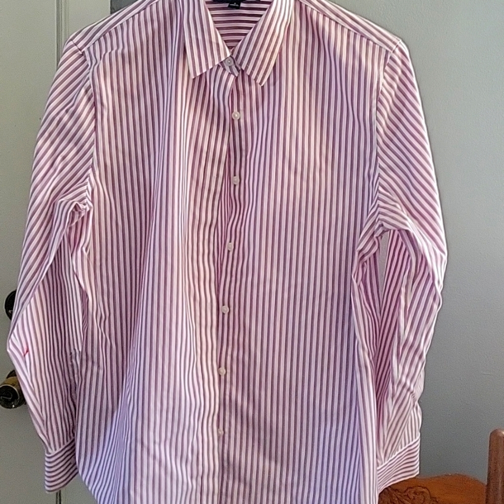 Womens striped blouse New York & Company size M